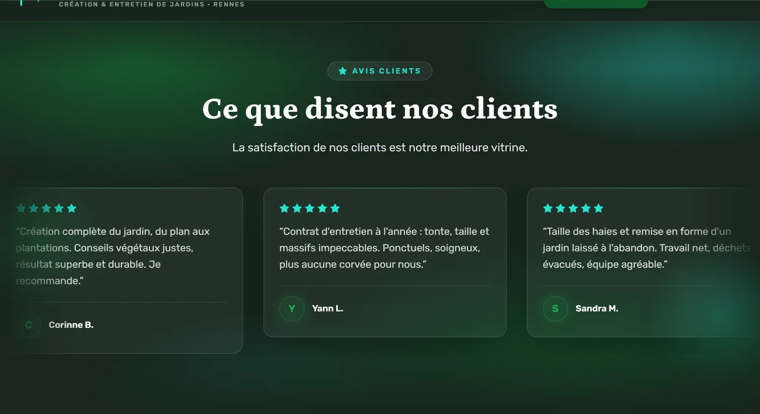 Vos avis Google en vitrine