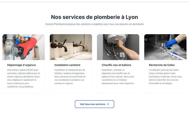 Vos services en détail